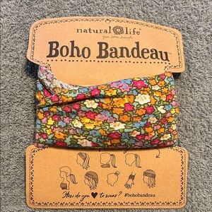 Natural Life Floral Boho Bandeau - Colorful Design